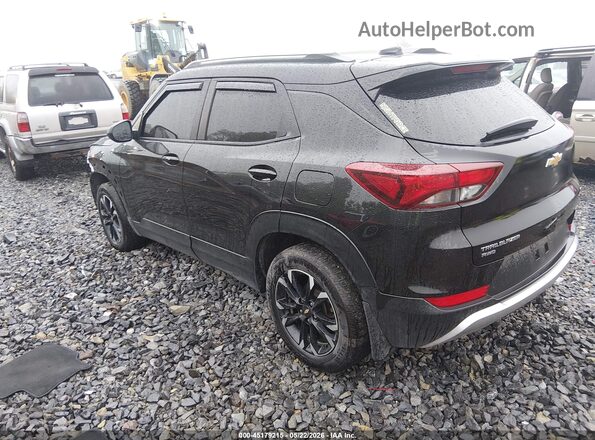 KL79MRSL3MB163756 2021 CHEVROLET TRAILBLAZER Black Rear left