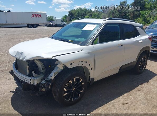 KL79MRSL5NB138293 2022 CHEVROLET TRAILBLAZER White Առջևի ձախ երեք քառորդ տեսարան