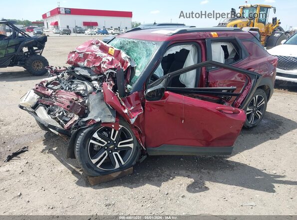 KL79MRSL6PB174626 2023 CHEVROLET TRAILBLAZER Red Vista tres cuartos delantera izquierda