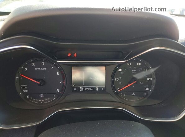 KL79MRSL9PB172546 2023 CHEVROLET TRAILBLAZER Silver Instrument cluster view