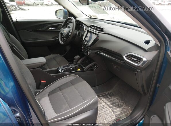 KL79MRSLXMB032484 2021 CHEVROLET TRAILBLAZER Navy წინა სალონის ხედი