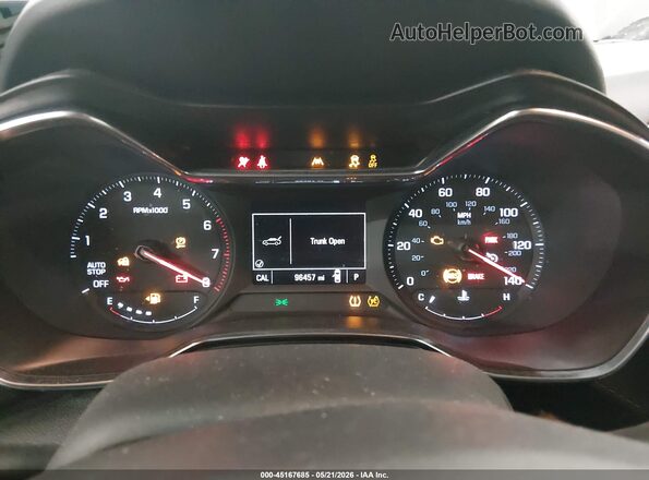 KL79MRSLXMB048393 2021 CHEVROLET TRAILBLAZER Red Widok tylnych siedzeń