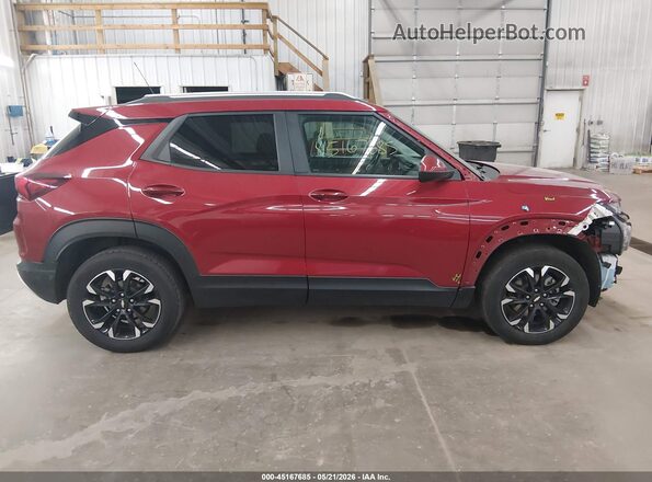 KL79MRSLXMB048393 2021 CHEVROLET TRAILBLAZER Red Widok wnętrza 360 stopni
