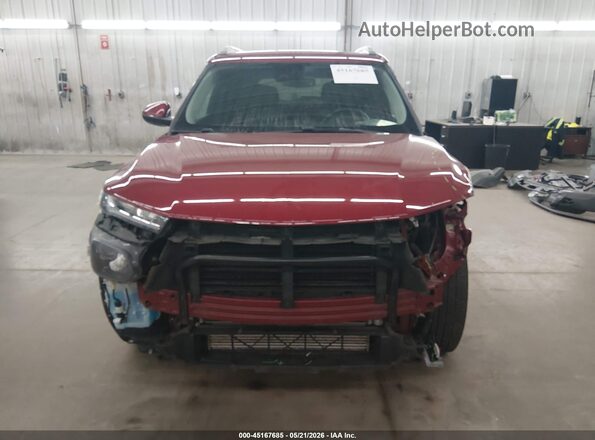 KL79MRSLXMB048393 2021 CHEVROLET TRAILBLAZER Red Widok wnętrza z tyłu