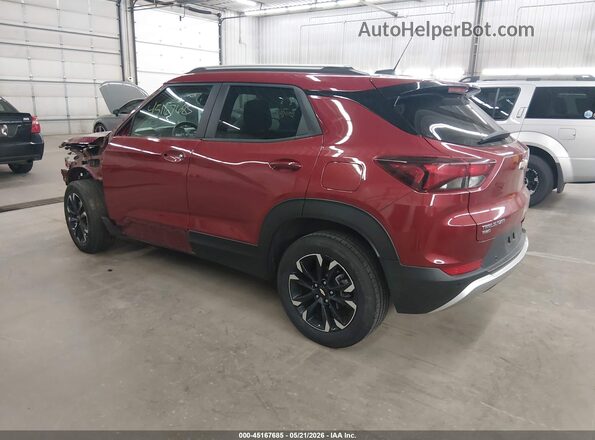 KL79MRSLXMB048393 2021 CHEVROLET TRAILBLAZER Red Tył lewy