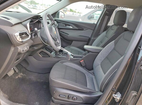 KL79MRSLXNB104995 2022 CHEVROLET TRAILBLAZER Black Widok wnętrza z przodu