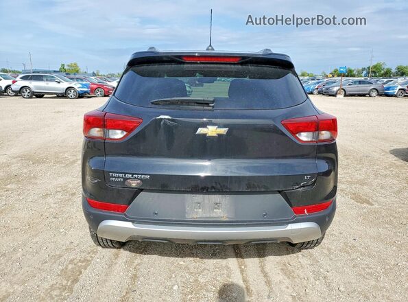 KL79MRSLXNB104995 2022 CHEVROLET TRAILBLAZER Black Widok z tyłu