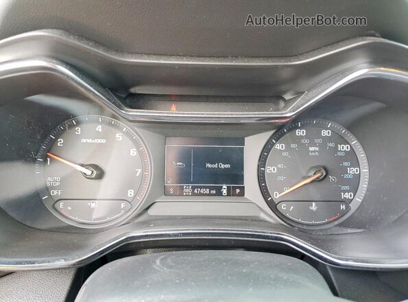 KL79MRSLXNB104995 2022 CHEVROLET TRAILBLAZER Black Widok zestawu wskaźników