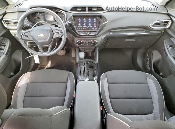 KL79MRSLXNB104995 2022 CHEVROLET TRAILBLAZER Black Widok deski rozdzielczej
