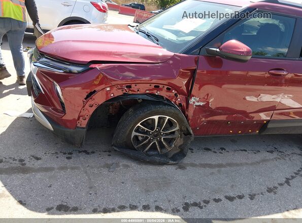 KL79MRSLXRB159243 2024 CHEVROLET TRAILBLAZER Красный Вид спереди