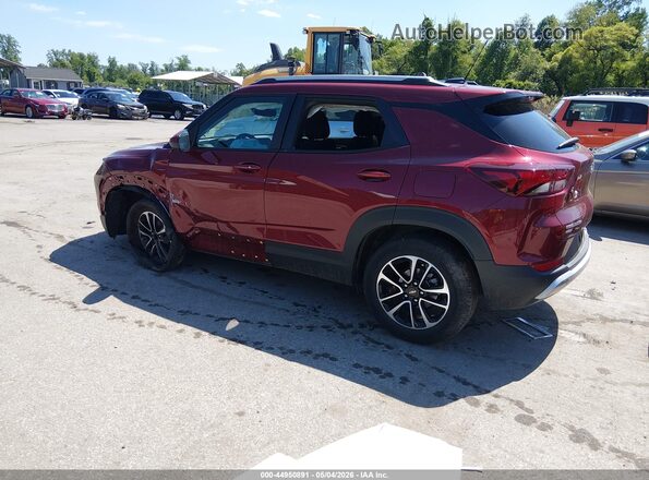 KL79MRSLXRB159243 2024 CHEVROLET TRAILBLAZER Красный Задняя левая четверть