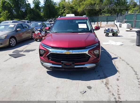 KL79MRSLXRB159243 2024 CHEVROLET TRAILBLAZER Красный Вид щитка приборов