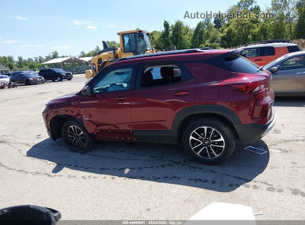 KL79MRSLXRB159243 2024 CHEVROLET TRAILBLAZER Красный Панорамный вид салона 360°