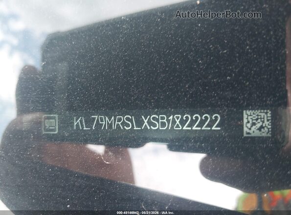 KL79MRSLXSB182222 2025 CHEVROLET TRAILBLAZER White 