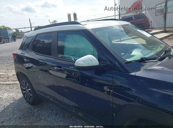 KL79MSSL7MB055440 2021 CHEVROLET TRAILBLAZER Blue Rear interior view