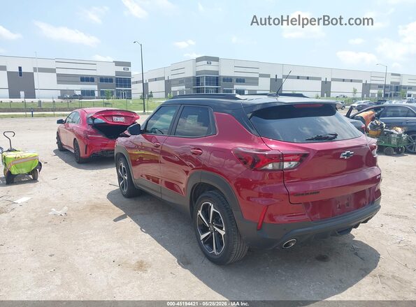 KL79MTSL0MB054376 2021 CHEVROLET TRAILBLAZER Red Задня ліва чверть