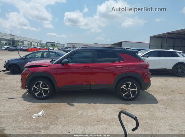 KL79MTSL0MB054376 2021 CHEVROLET TRAILBLAZER Red Панорамний вид салону 360°