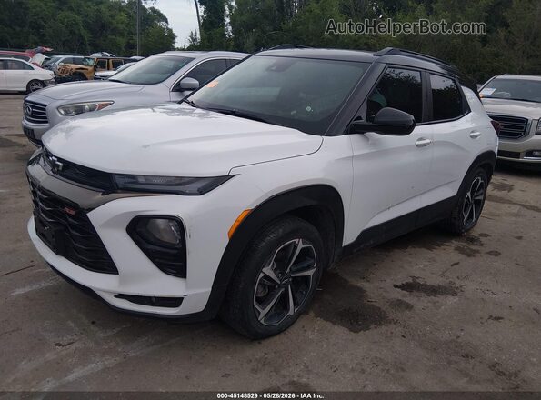 KL79MTSL0PB213966 2023 CHEVROLET TRAILBLAZER White Передня ліва чверть