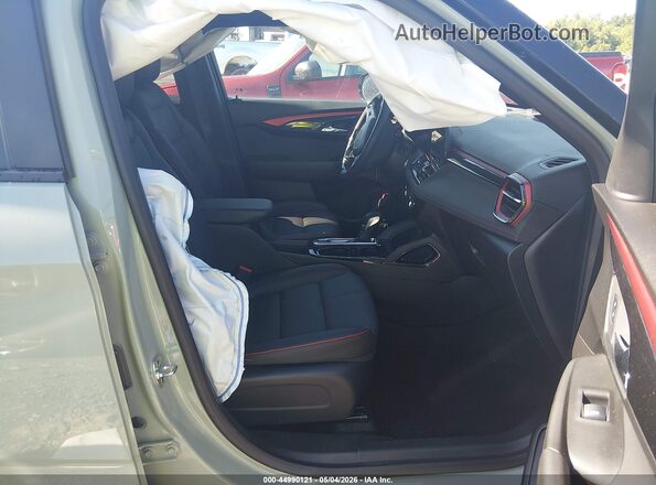 KL79MTSL0RB205515 2024 CHEVROLET TRAILBLAZER Green Вид салону спереду