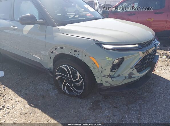 KL79MTSL0RB205515 2024 CHEVROLET TRAILBLAZER Green Вид спереду