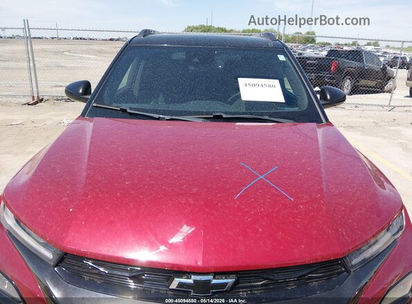 KL79MTSL1MB116643 2021 CHEVROLET TRAILBLAZER Red წინა ხედი