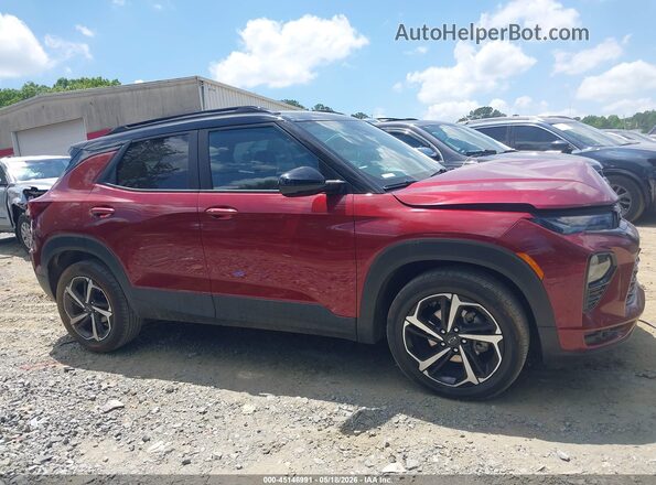 KL79MTSL1NB049768 2022 CHEVROLET TRAILBLAZER Red Սալոնի հետևի տեսք