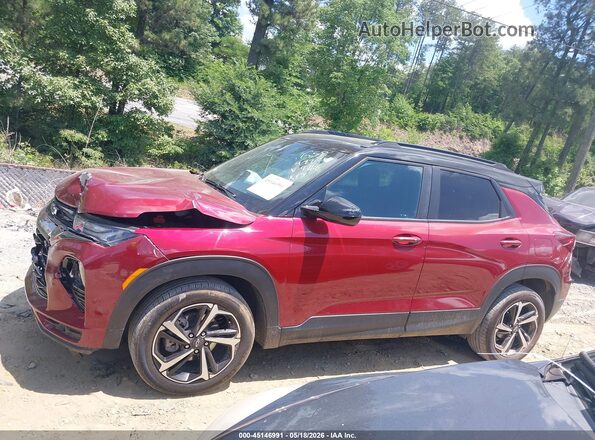 KL79MTSL1NB049768 2022 CHEVROLET TRAILBLAZER Red Սալոնի 360 աստիճան տեսք