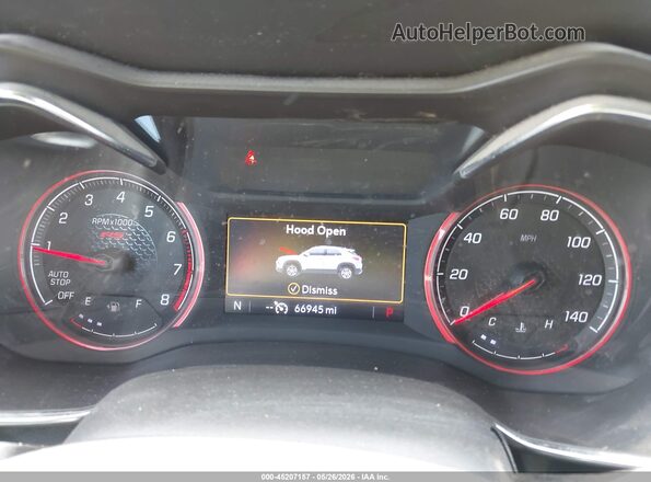 KL79MTSL1NB078199 2022 CHEVROLET TRAILBLAZER Red Вид задніх сидінь