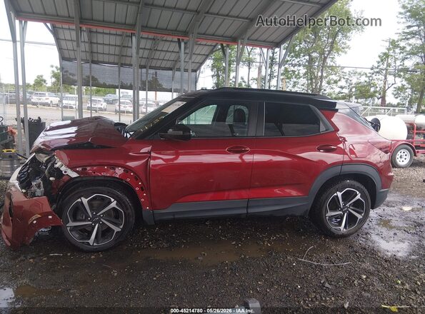 KL79MTSL2NB014690 2022 CHEVROLET TRAILBLAZER Red 360 interior view