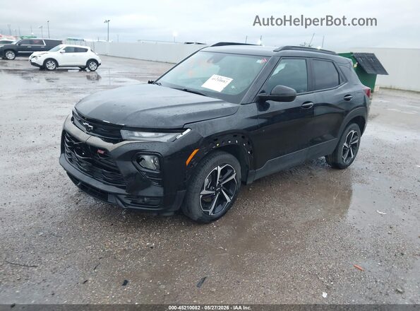 KL79MTSL2NB033577 2022 CHEVROLET TRAILBLAZER Black Front left