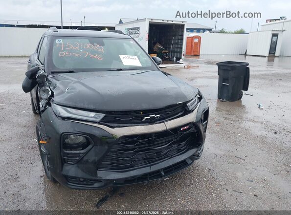 KL79MTSL2NB033577 2022 CHEVROLET TRAILBLAZER Black Rear view
