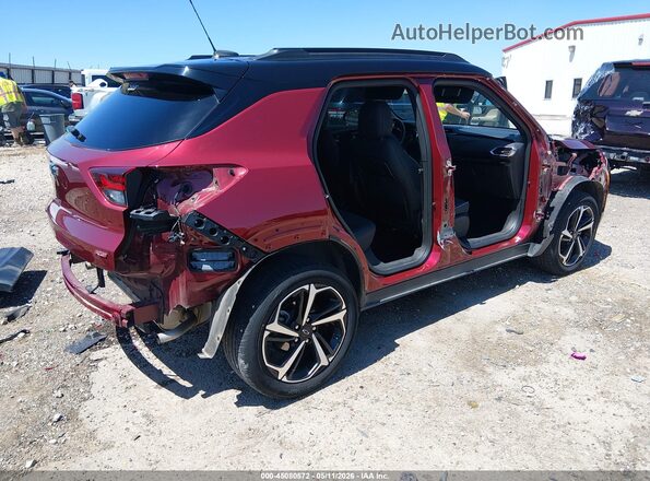 KL79MTSL2PB087450 2023 CHEVROLET TRAILBLAZER Red Задня права чверть