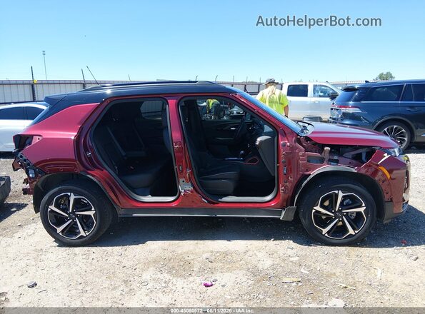 KL79MTSL2PB087450 2023 CHEVROLET TRAILBLAZER Red Панорамний вид салону 360°