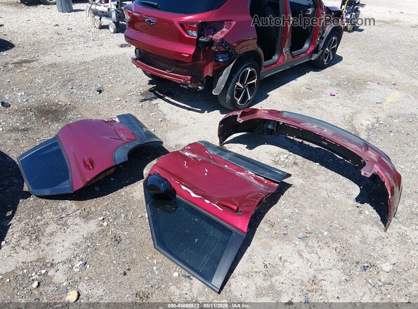 KL79MTSL2PB087450 2023 CHEVROLET TRAILBLAZER Red Вид щитка приладів
