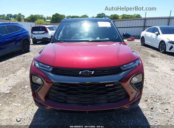 KL79MTSL2PB087450 2023 CHEVROLET TRAILBLAZER Red Вид задньої частини салону