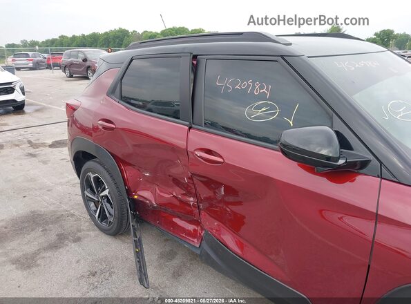 KL79MTSL2PB212124 2023 CHEVROLET TRAILBLAZER Red Դիմացի տեսք