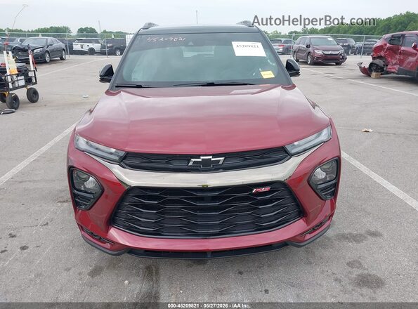 KL79MTSL2PB212124 2023 CHEVROLET TRAILBLAZER Red Սարքավորումների վահանակի տեսք