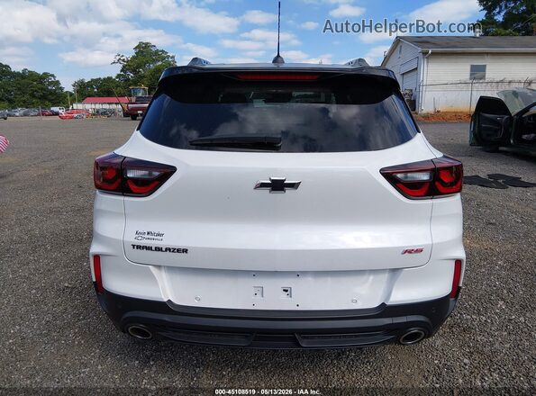 KL79MTSL4SB105911 2025 CHEVROLET TRAILBLAZER White 