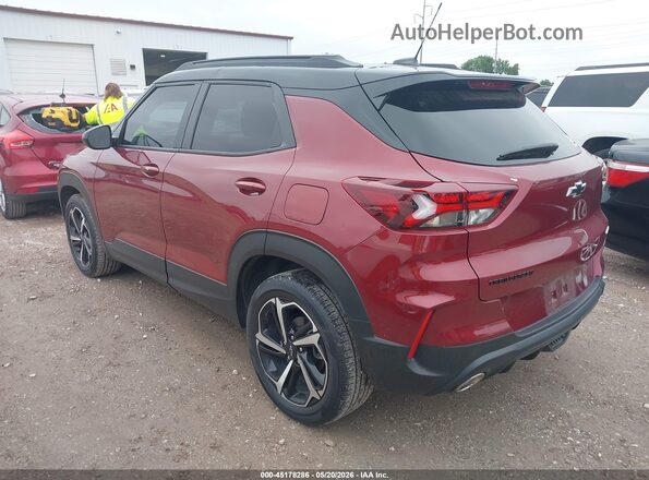 KL79MTSL5PB109232 2023 CHEVROLET TRAILBLAZER Red Rear left