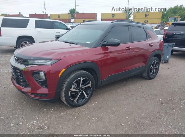 KL79MTSL5PB109232 2023 CHEVROLET TRAILBLAZER Red Front left