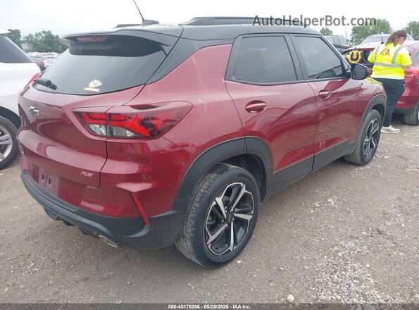 KL79MTSL5PB109232 2023 CHEVROLET TRAILBLAZER Red Rear right