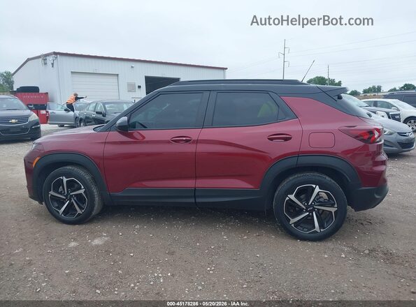 KL79MTSL5PB109232 2023 CHEVROLET TRAILBLAZER Red 360 interior view