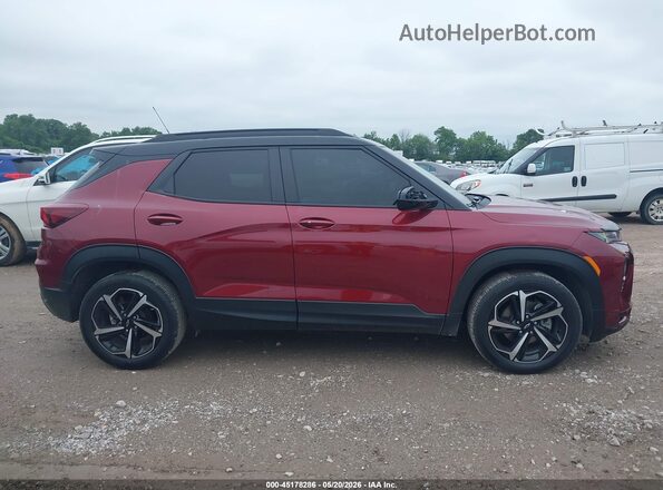 KL79MTSL5PB109232 2023 CHEVROLET TRAILBLAZER Red Rear interior view