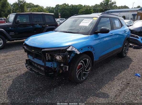 KL79MTSL5TB095231 2026 CHEVROLET TRAILBLAZER Blue წინა მარცხენა ხედი სამი მეოთხედიდან