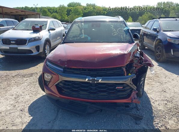 KL79MTSL6SB104937 2025 CHEVROLET TRAILBLAZER Red Առջևի վահանակի տեսք