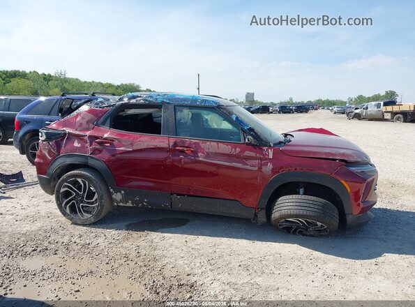 KL79MTSL6SB104937 2025 CHEVROLET TRAILBLAZER Red Սարքավորումների վահանակի տեսք