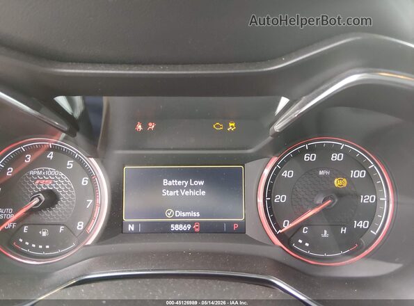 KL79MTSL7MB131535 2021 CHEVROLET TRAILBLAZER White Widok tylnych siedzeń