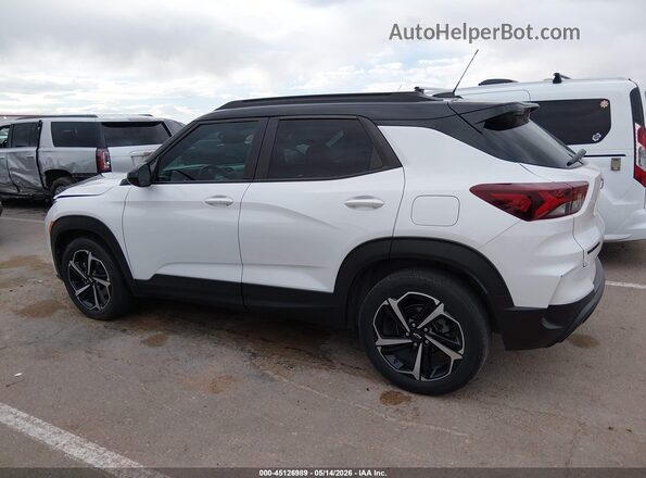KL79MTSL7MB131535 2021 CHEVROLET TRAILBLAZER White Widok wnętrza 360 stopni