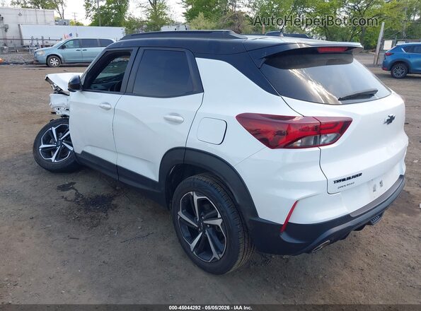 KL79MTSL8NB075221 2022 CHEVROLET TRAILBLAZER White Trasero izquierdo