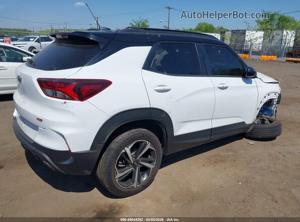 KL79MTSL8NB075221 2022 CHEVROLET TRAILBLAZER White Trasero derecho